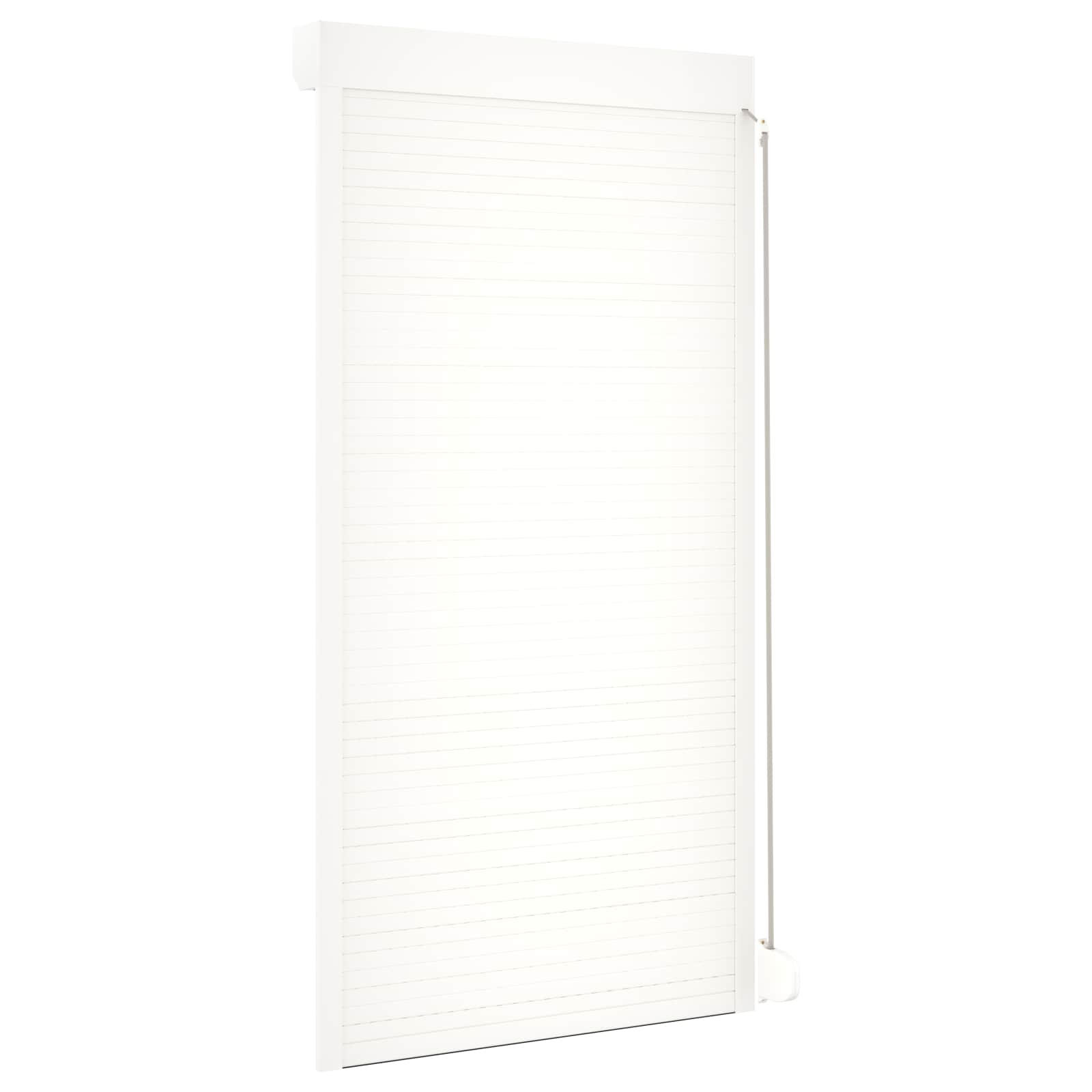 vidaXL Roleta Biały 110 x 220 cm Aluminium i poliuretan