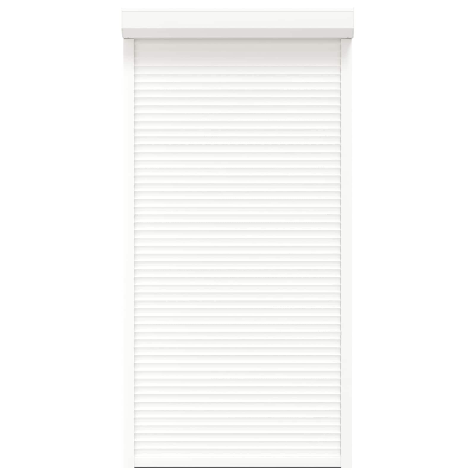 vidaXL Roleta Biały 110 x 220 cm Aluminium i poliuretan