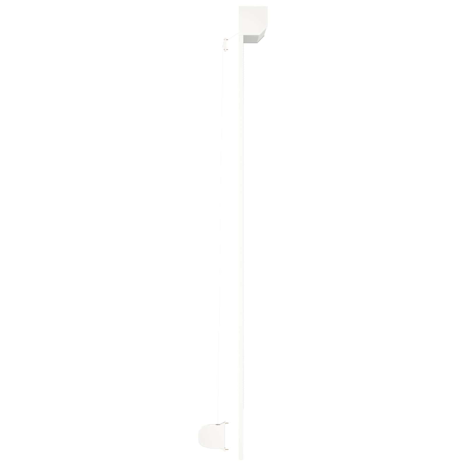 vidaXL Roleta Biały 110 x 220 cm Aluminium i poliuretan