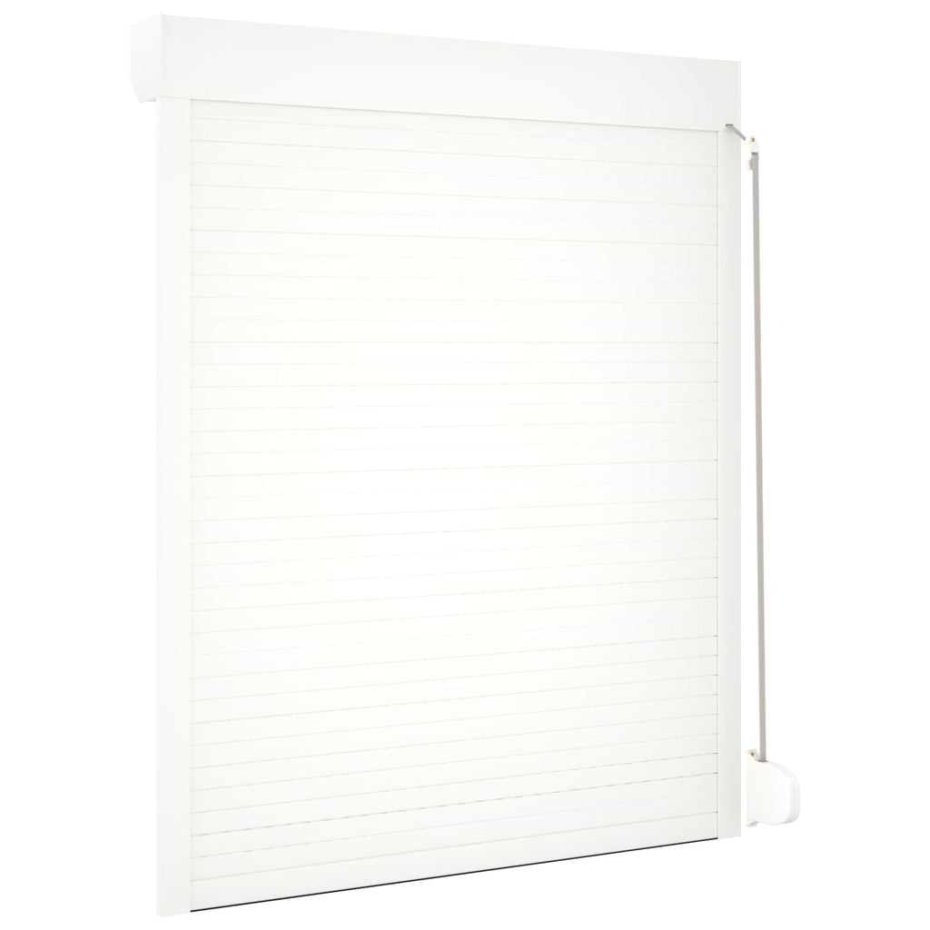 vidaXL Roleta Biały 120 x 150 cm Aluminium i poliuretan