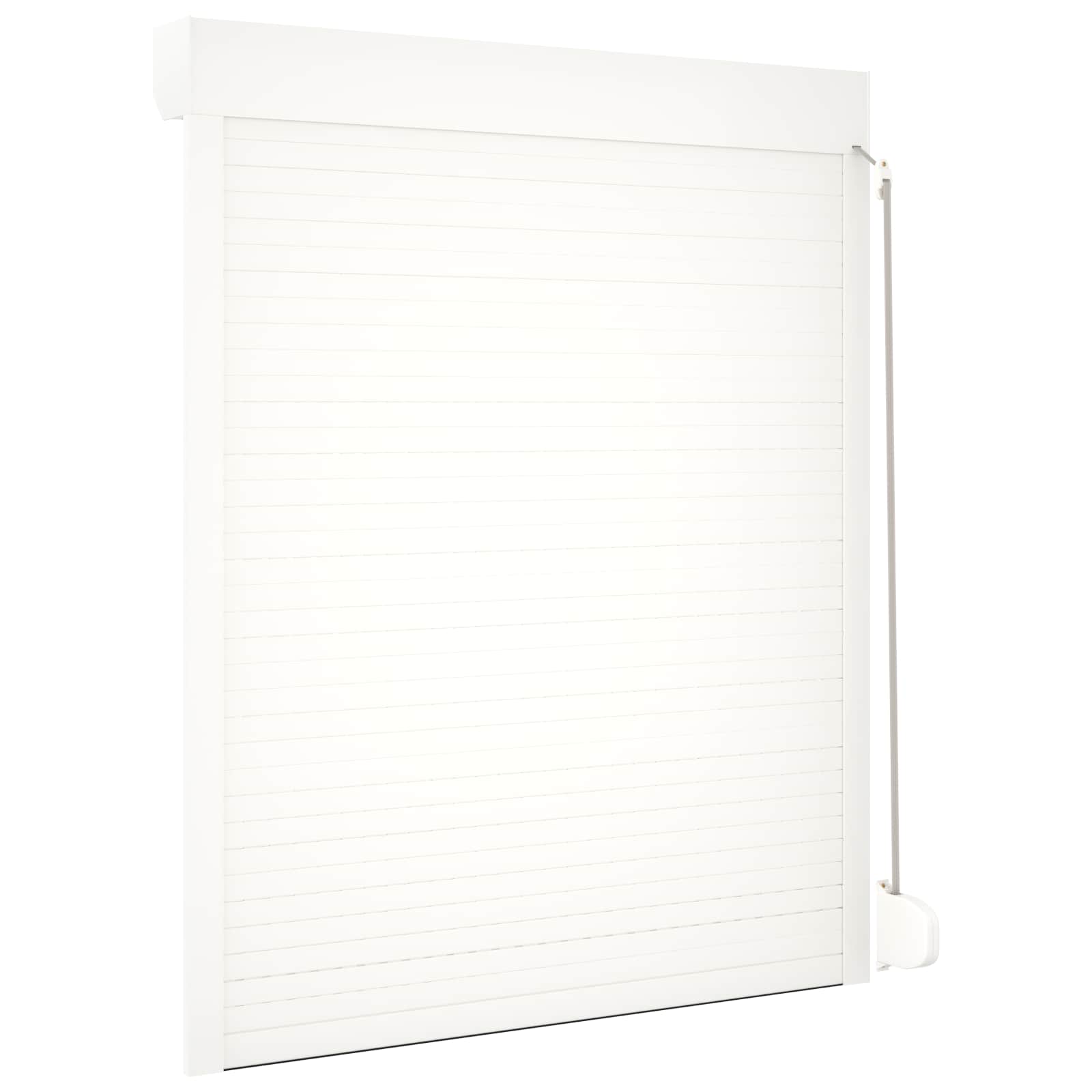 vidaXL Roleta Biały 120 x 150 cm Aluminium i poliuretan