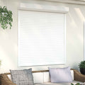 vidaXL Roleta Biały 130 x 140 cm Aluminium i poliuretan