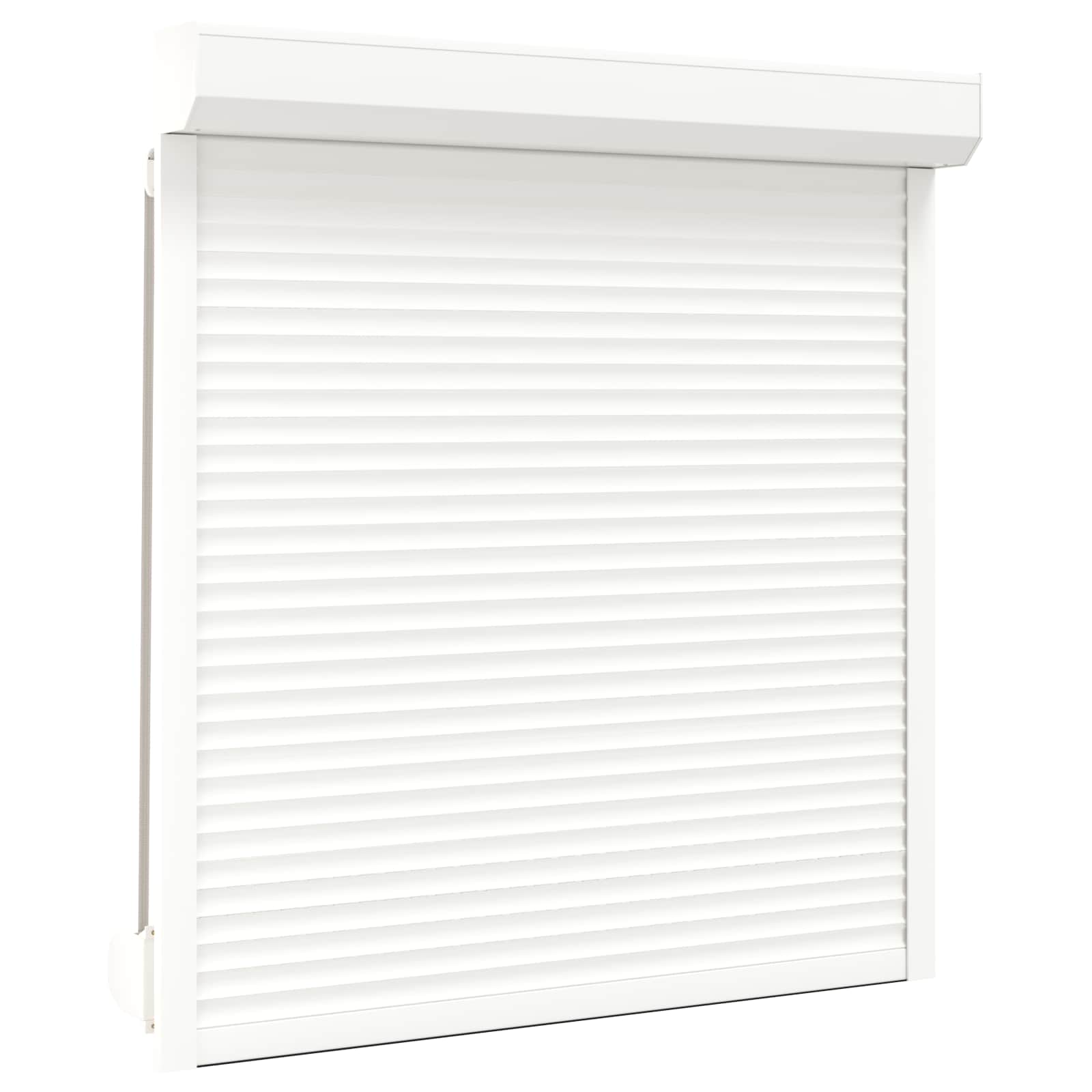vidaXL Roleta Biały 130 x 140 cm Aluminium i poliuretan