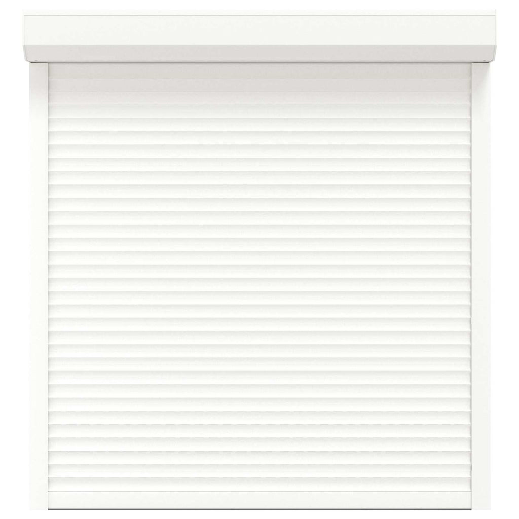 vidaXL Roleta Biały 130 x 140 cm Aluminium i poliuretan