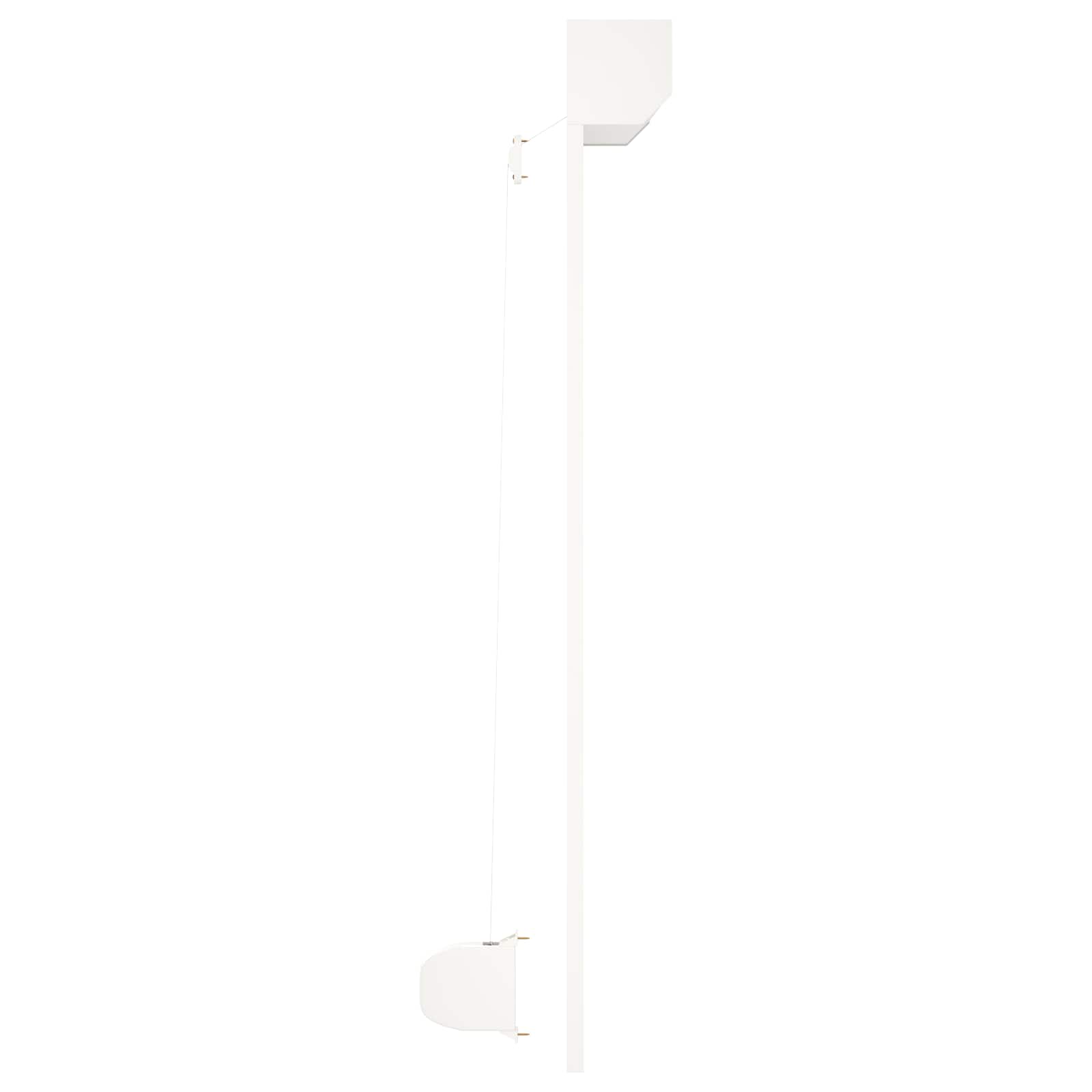 vidaXL Roleta Biały 130 x 140 cm Aluminium i poliuretan