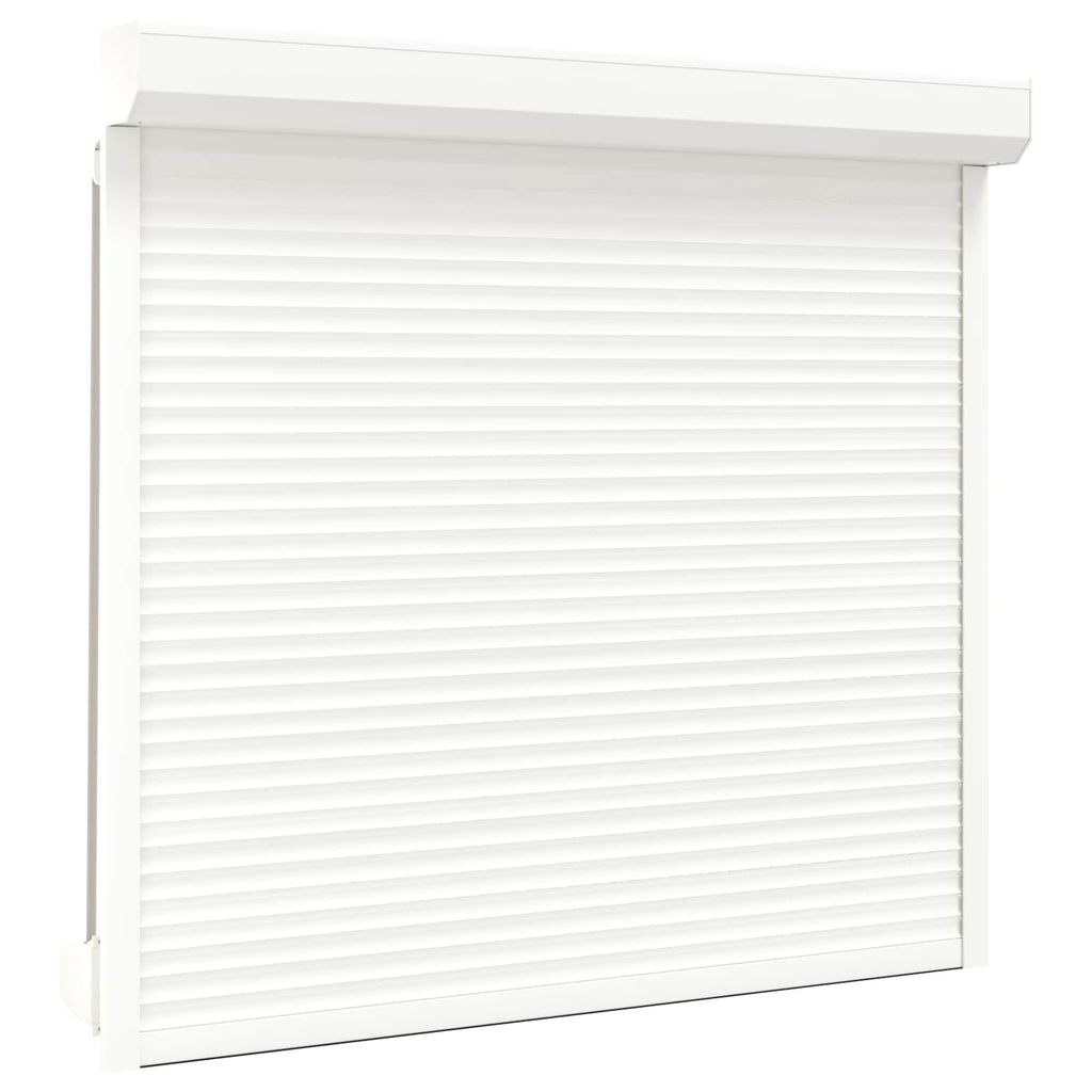 vidaXL Roleta Biały 160 x 150 cm Aluminium i poliuretan