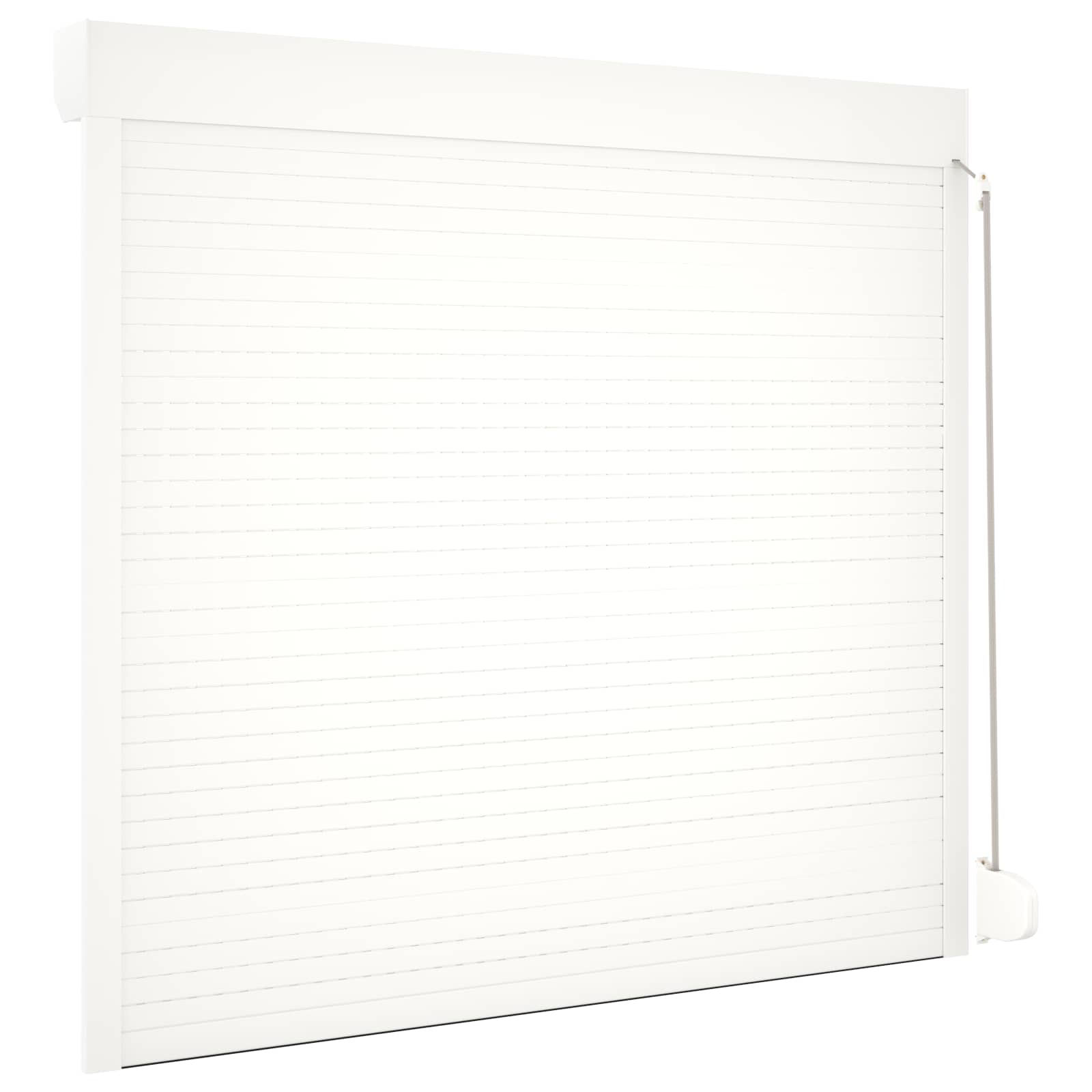 vidaXL Roleta Biały 160 x 150 cm Aluminium i poliuretan