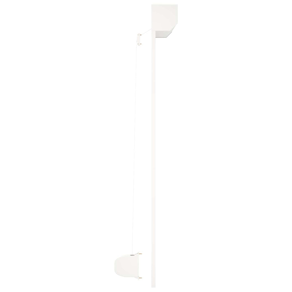 vidaXL Roleta Biały 160 x 150 cm Aluminium i poliuretan