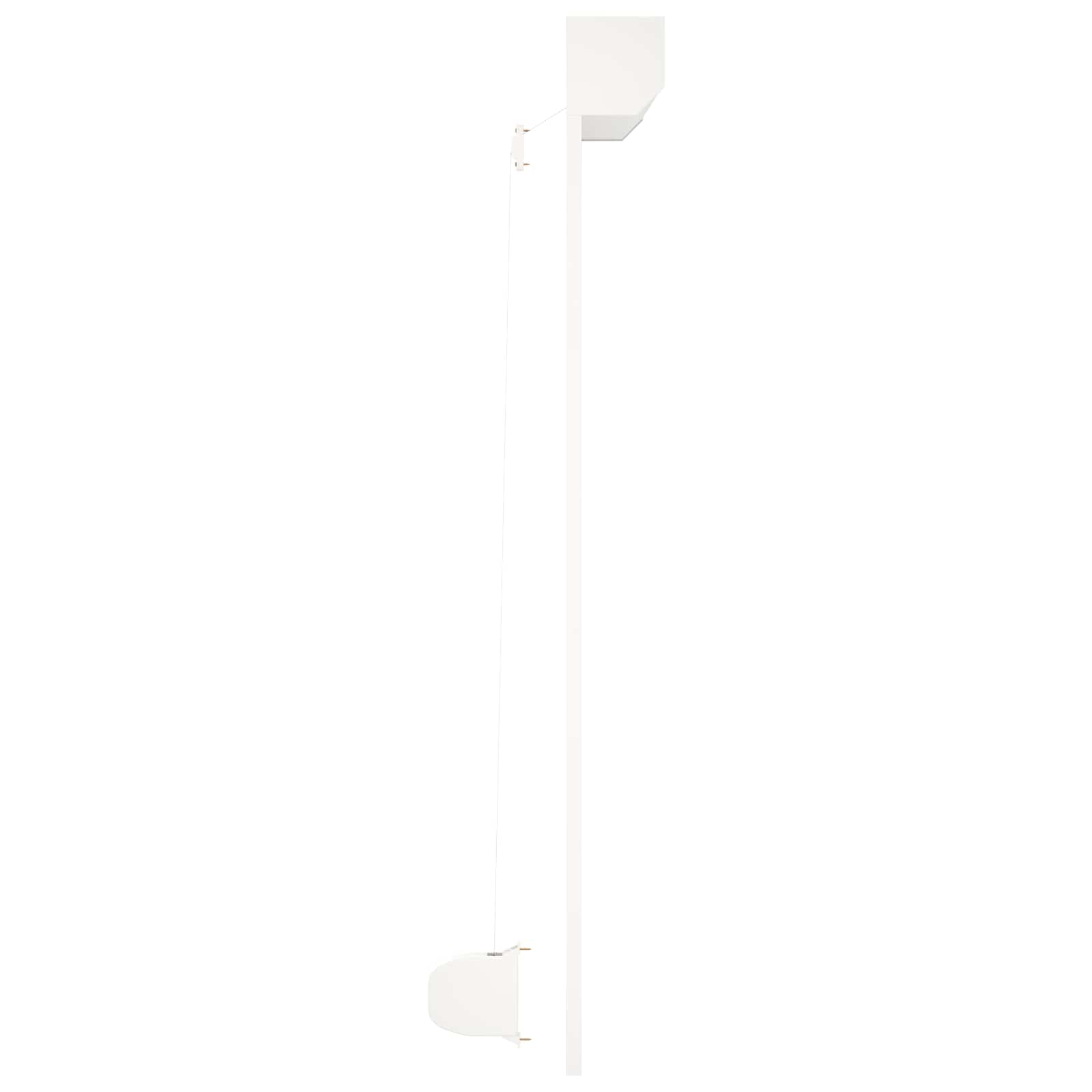 vidaXL Roleta Biały 160 x 150 cm Aluminium i poliuretan