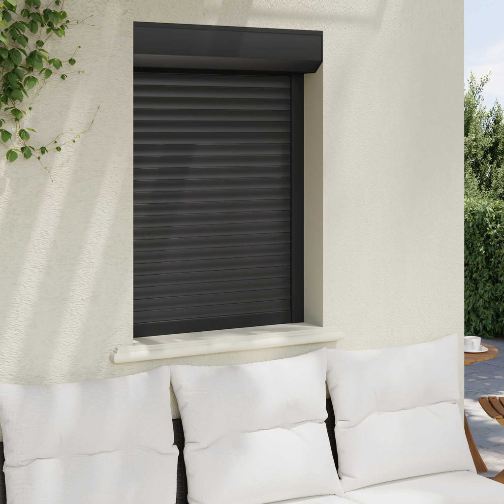 vidaXL Roleta Antracyt 70 x 100 cm Aluminium i poliuretan