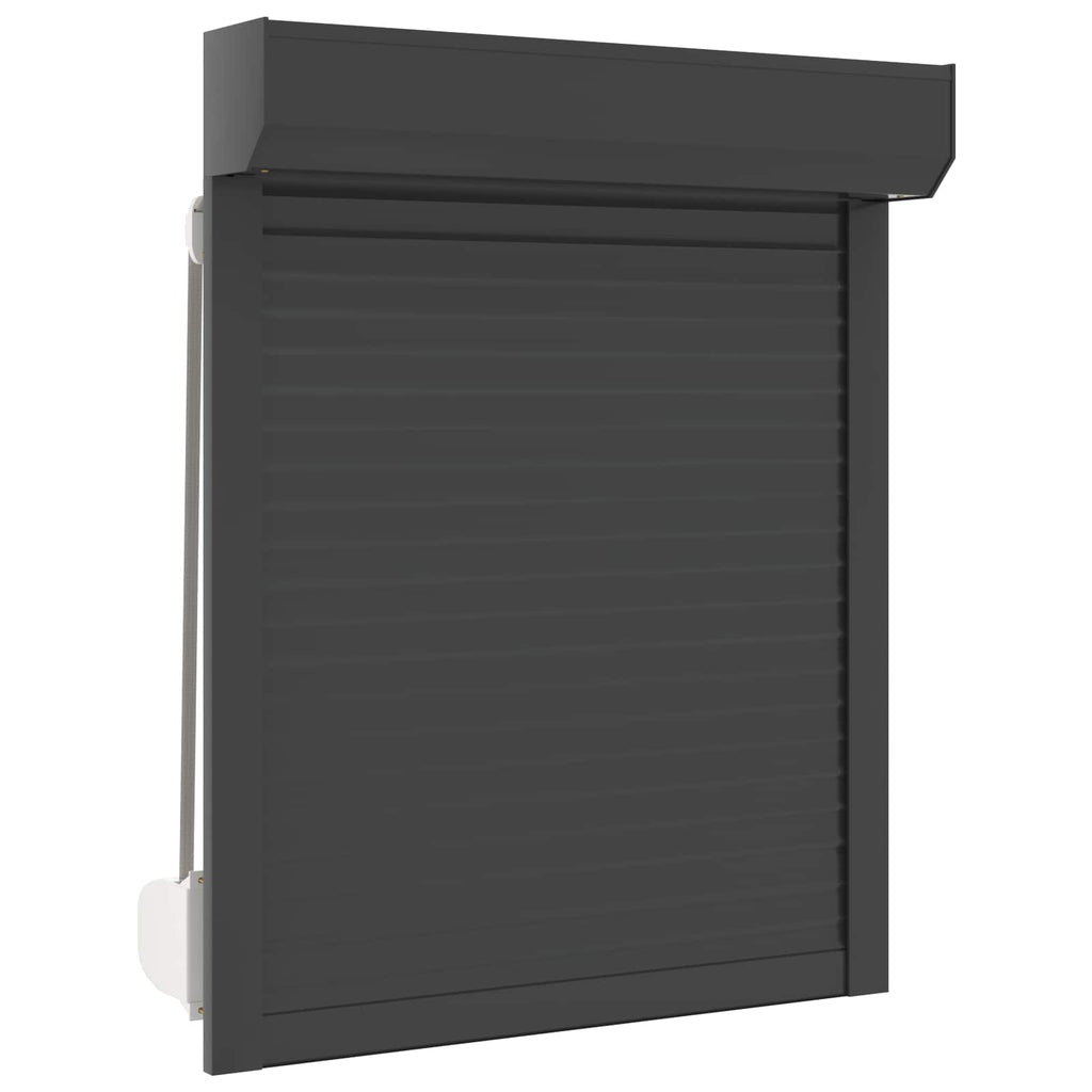 vidaXL Roleta Antracyt 80 x 100 cm Aluminium i poliuretan
