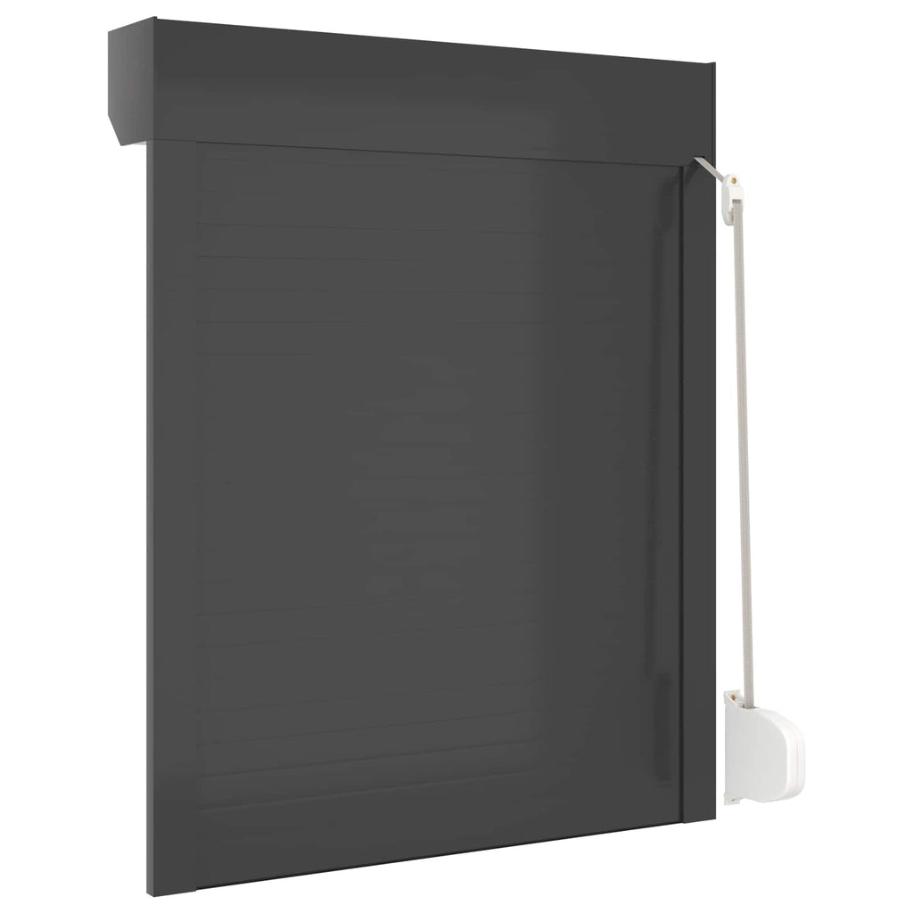 vidaXL Roleta Antracyt 80 x 100 cm Aluminium i poliuretan