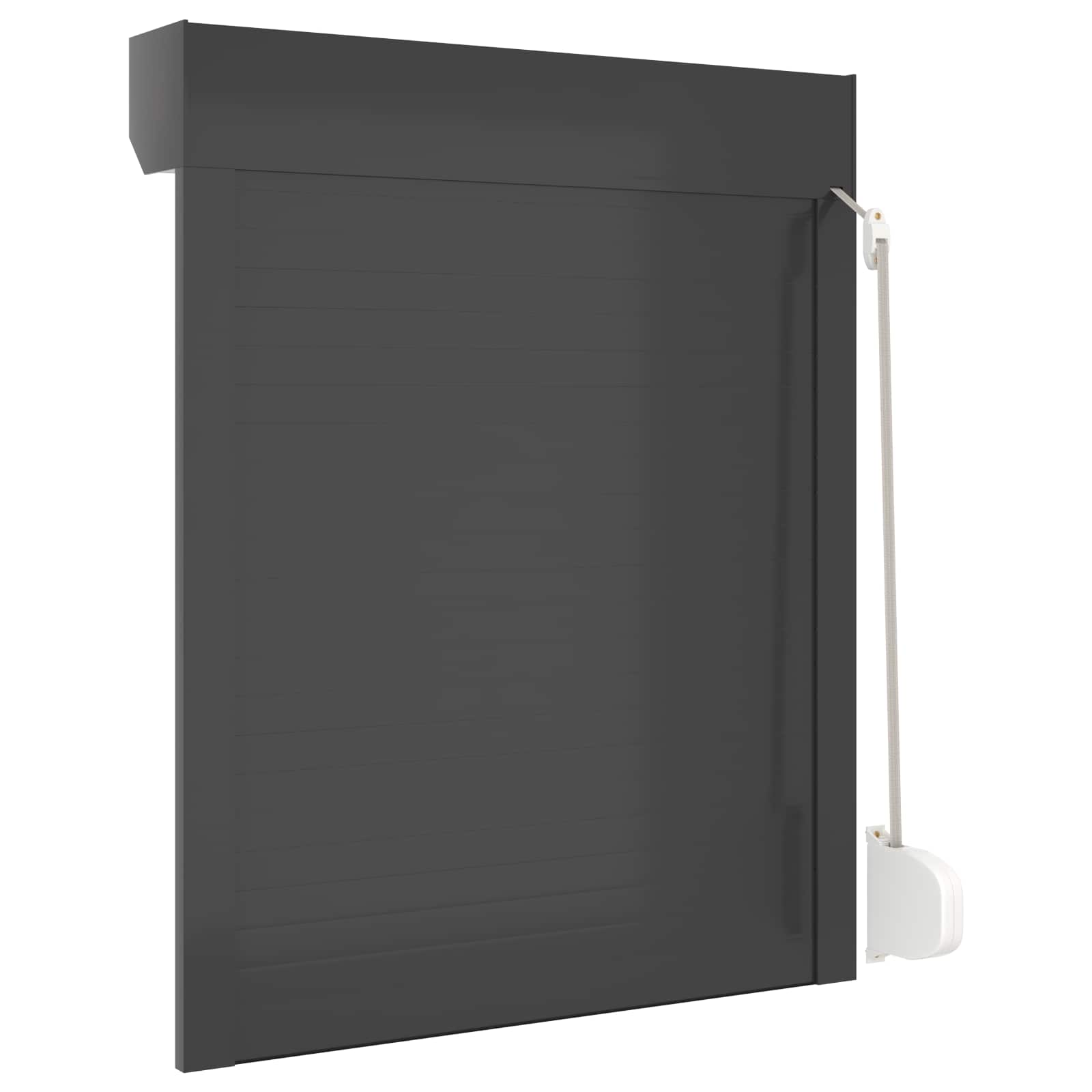 vidaXL Roleta Antracyt 80 x 100 cm Aluminium i poliuretan