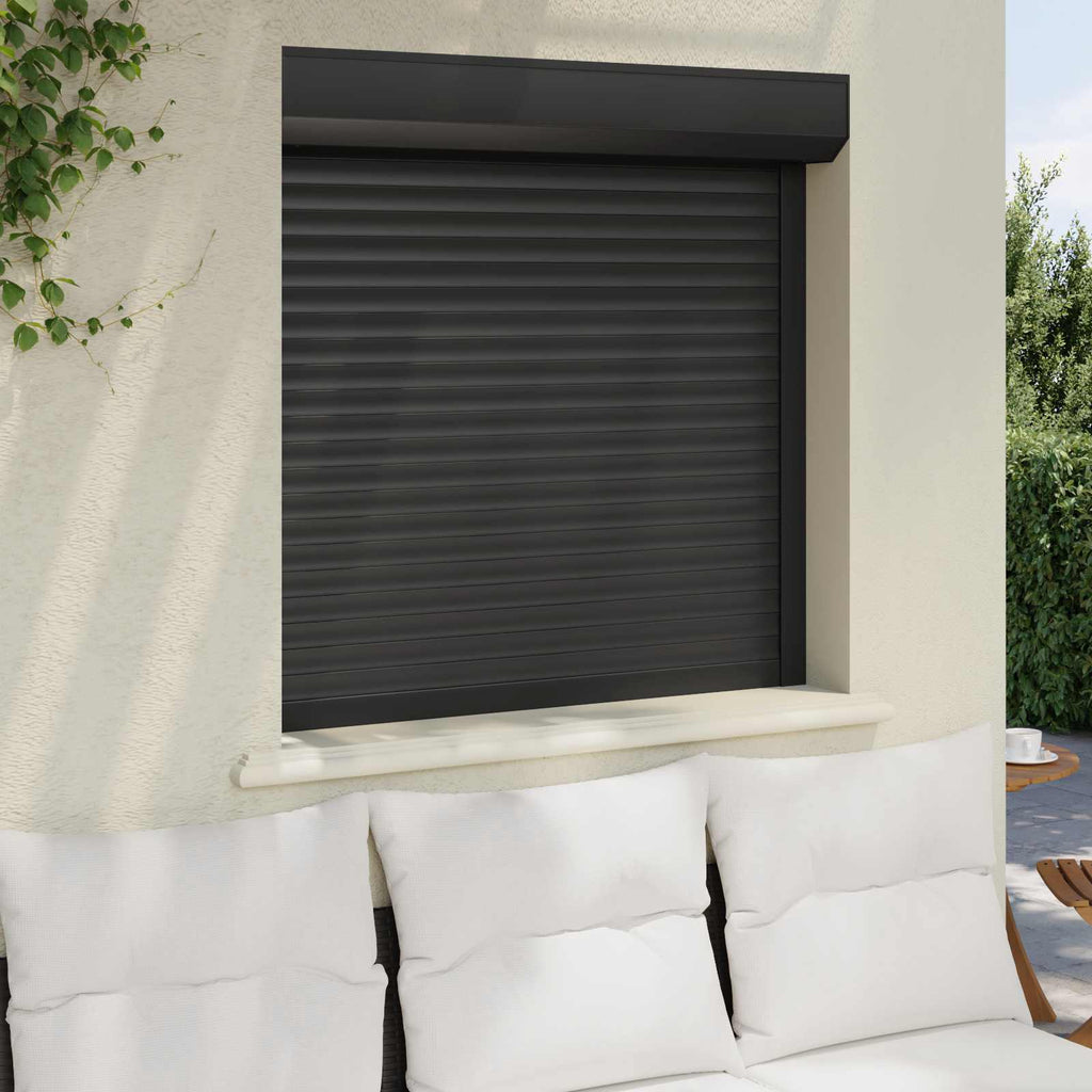 vidaXL Roleta Antracyt 100 x 100 cm Aluminium i poliuretan