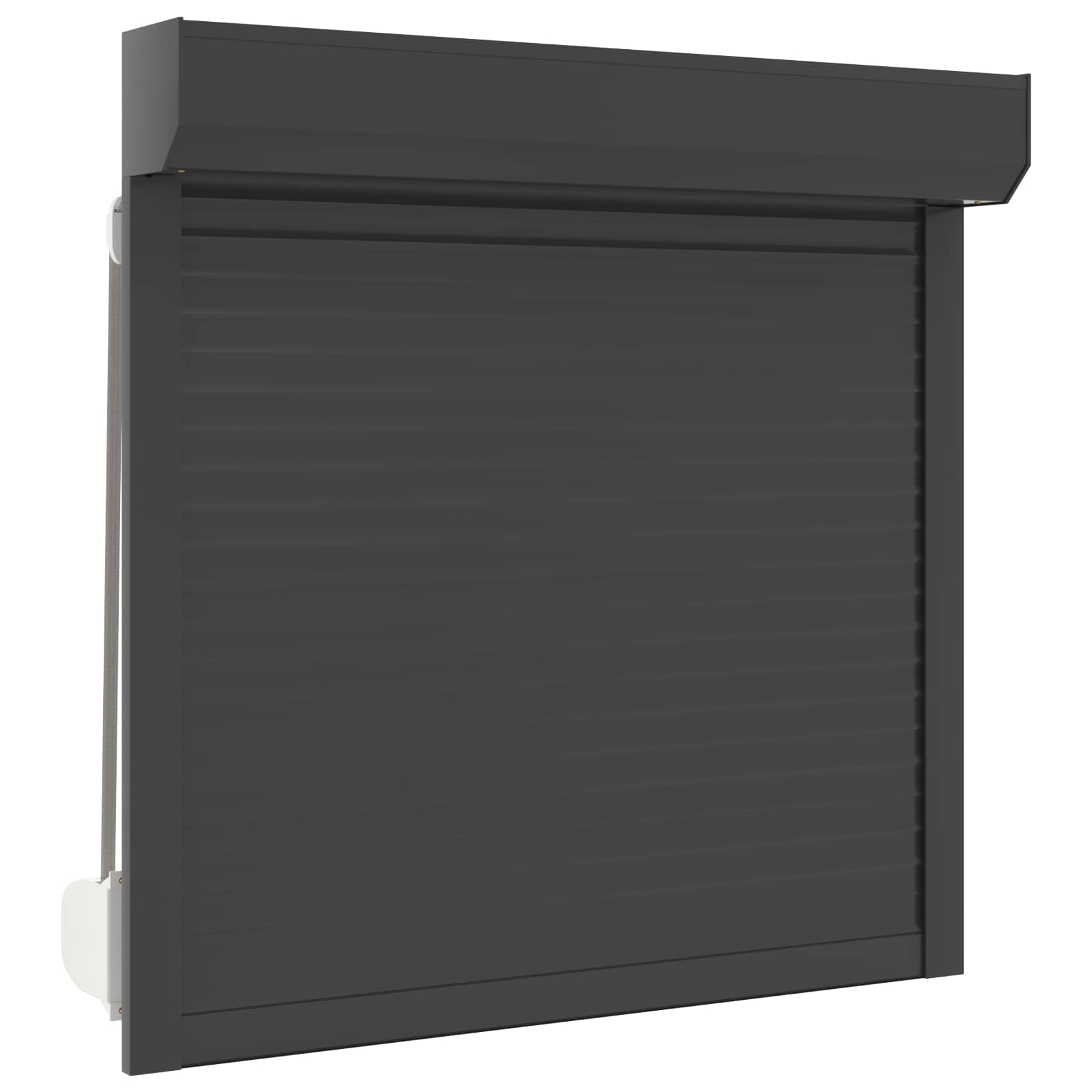 vidaXL Roleta Antracyt 100 x 100 cm Aluminium i poliuretan