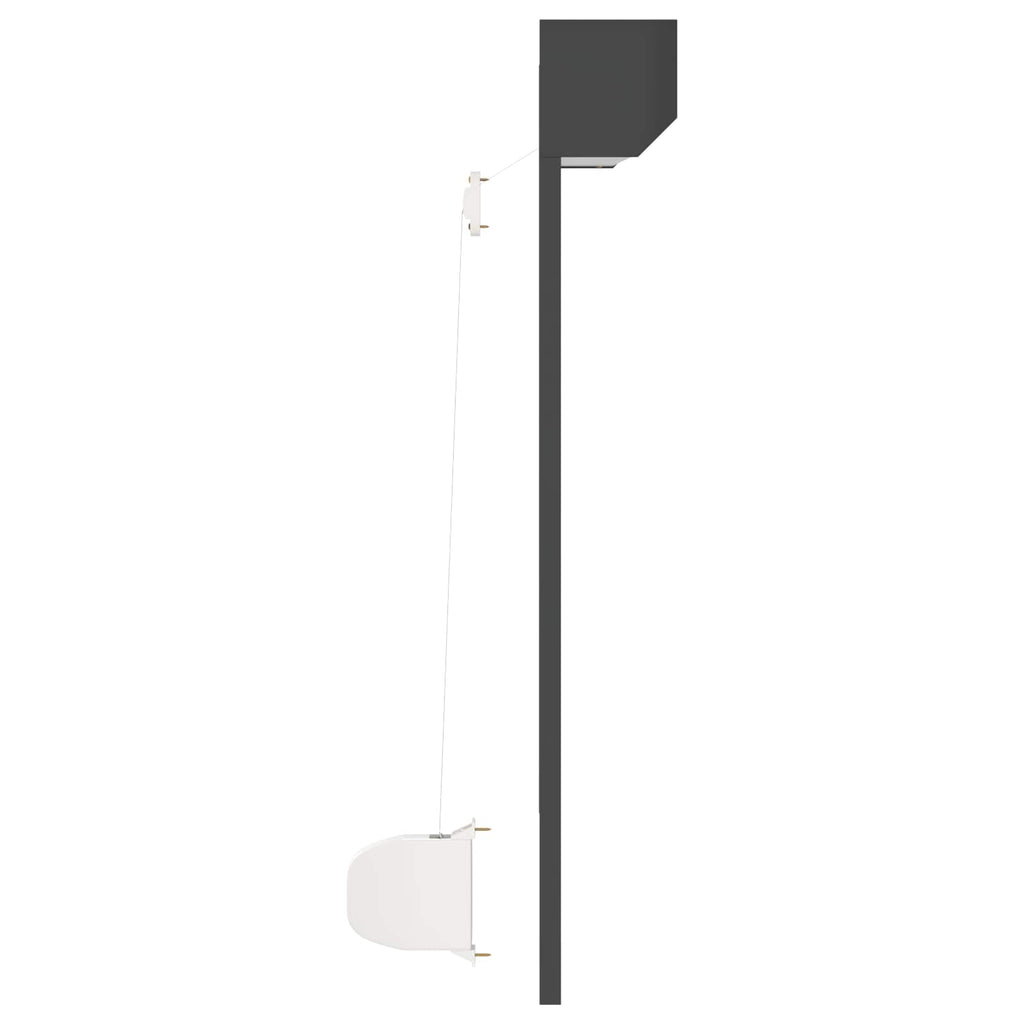 vidaXL Roleta Antracyt 100 x 100 cm Aluminium i poliuretan