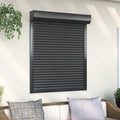 vidaXL Roleta Antracyt 100 x 120 cm Aluminium i poliuretan