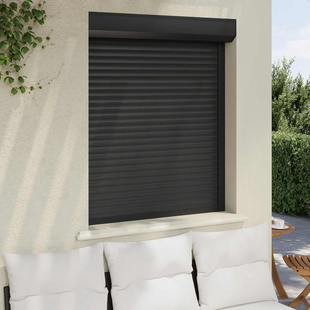 vidaXL Roleta Antracyt 100 x 120 cm Aluminium i poliuretan
