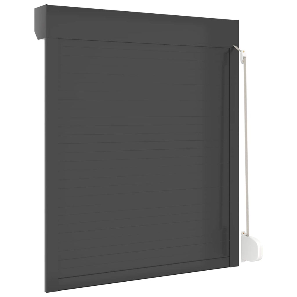 vidaXL Roleta Antracyt 100 x 130 cm Aluminium i poliuretan