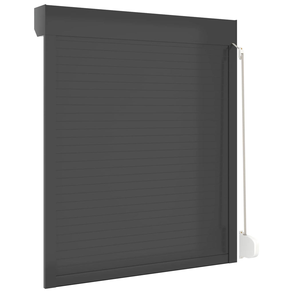 vidaXL Roleta Antracyt 110 x 130 cm Aluminium i poliuretan