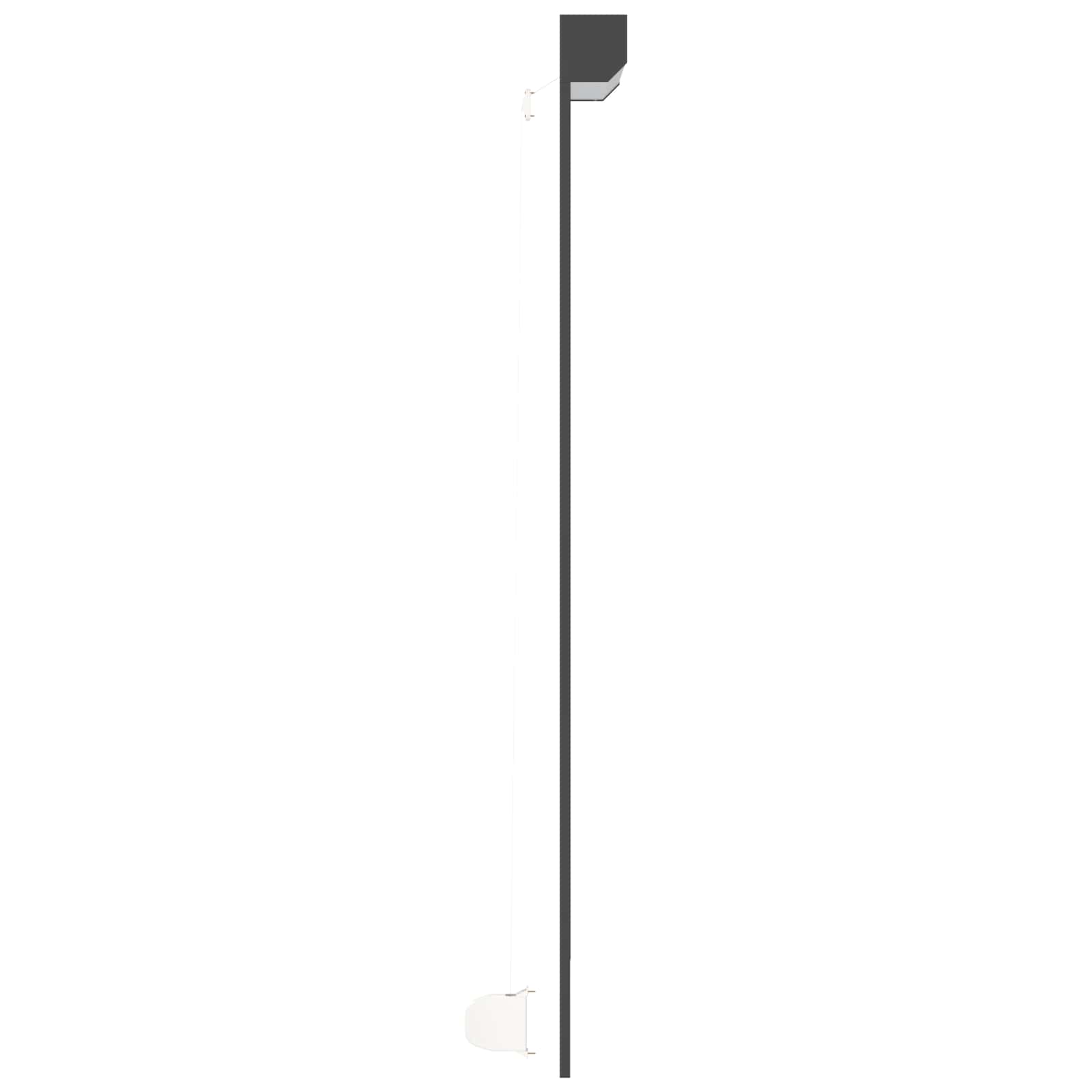 vidaXL Roleta Antracyt 110 x 220 cm Aluminium i poliuretan