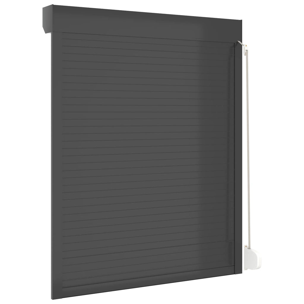 vidaXL Roleta Antracyt 120 x 150 cm Aluminium i poliuretan