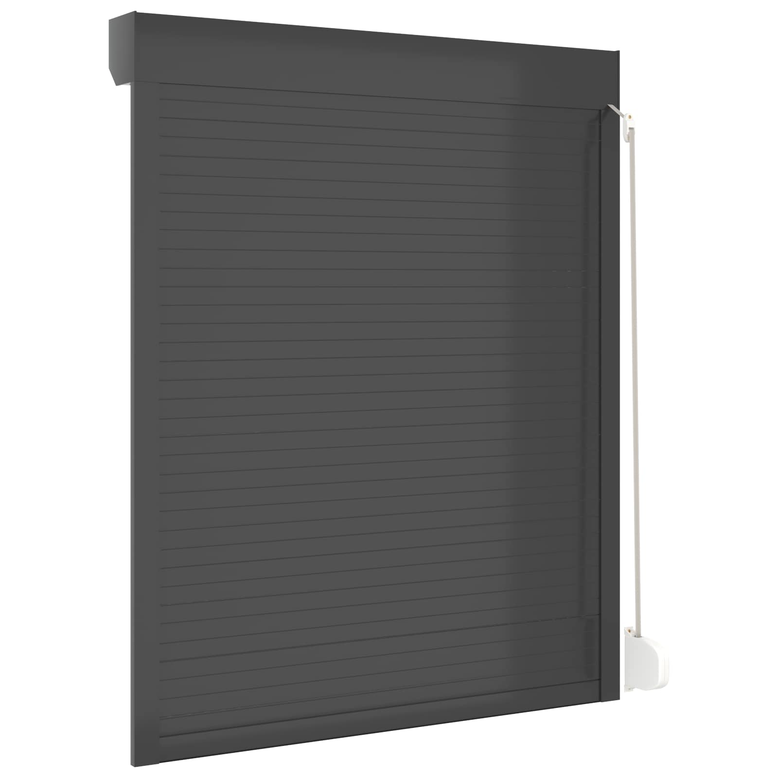 vidaXL Roleta Antracyt 120 x 150 cm Aluminium i poliuretan