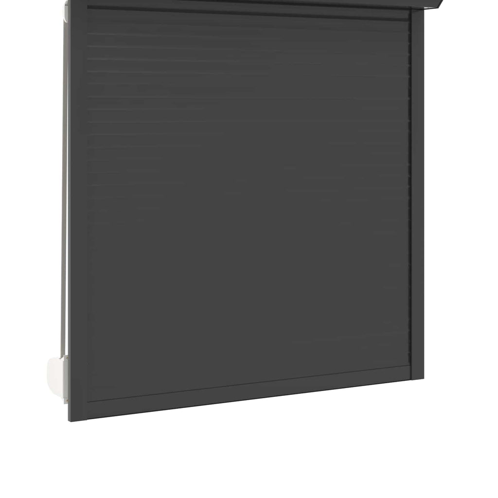 vidaXL Roleta Antracyt 130 x 140 cm Aluminium i poliuretan