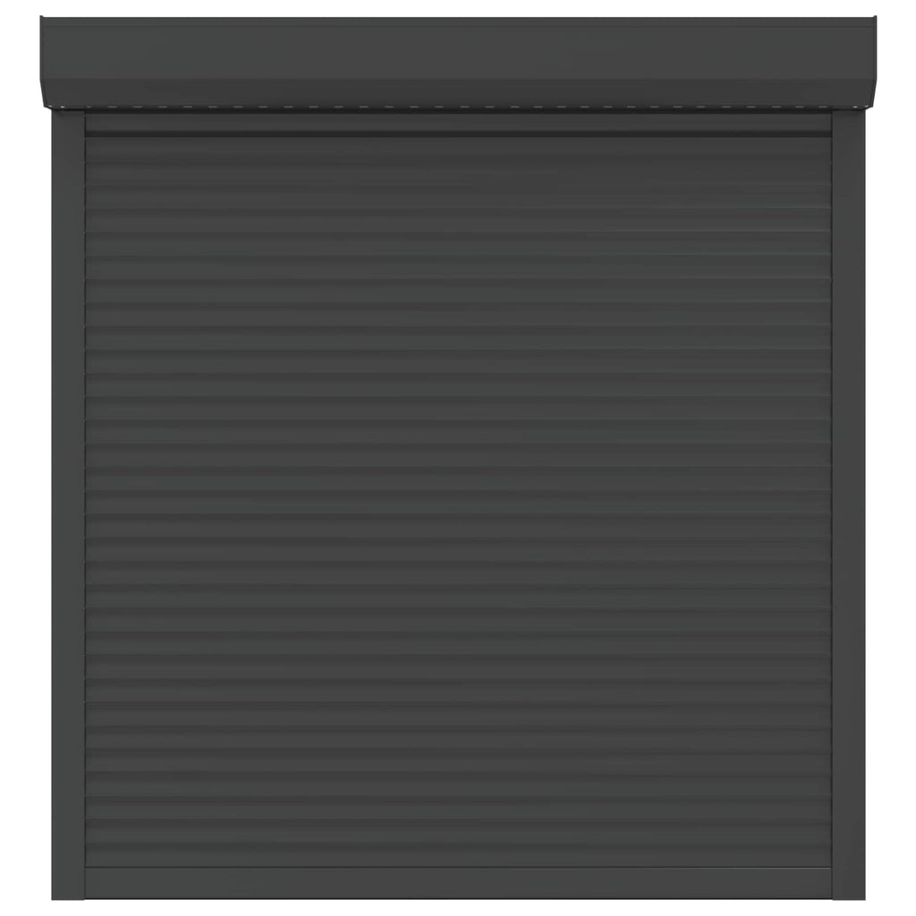 vidaXL Roleta Antracyt 130 x 140 cm Aluminium i poliuretan