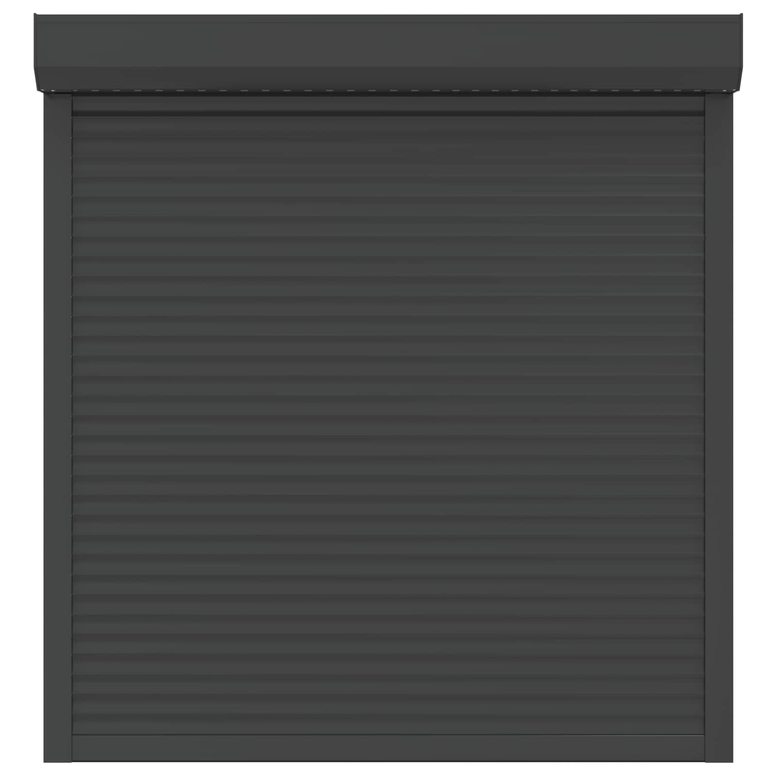 vidaXL Roleta Antracyt 130 x 140 cm Aluminium i poliuretan