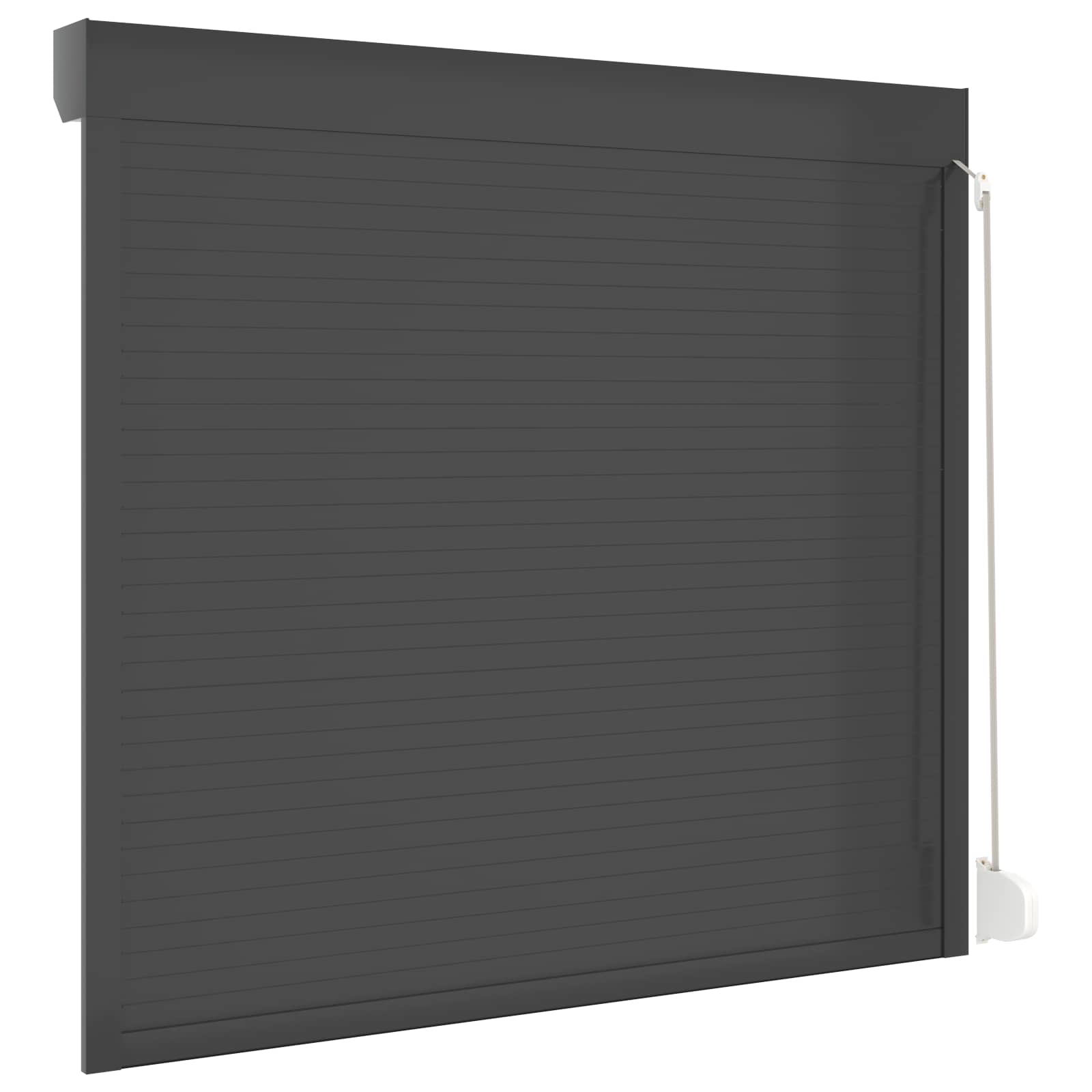 vidaXL Roleta Antracyt 160 x 150 cm Aluminium i poliuretan