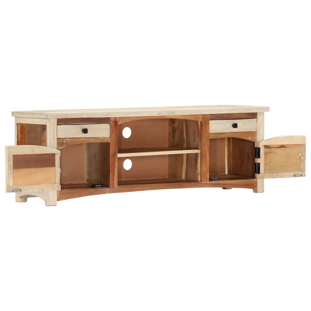 vidaXL Szafka pod TV, 120x30x40 cm, lite drewno odzyskane