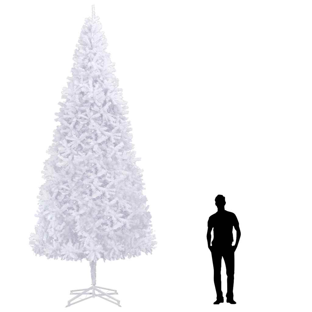 vidaXL Sztuczna choinka, 500 cm, biała