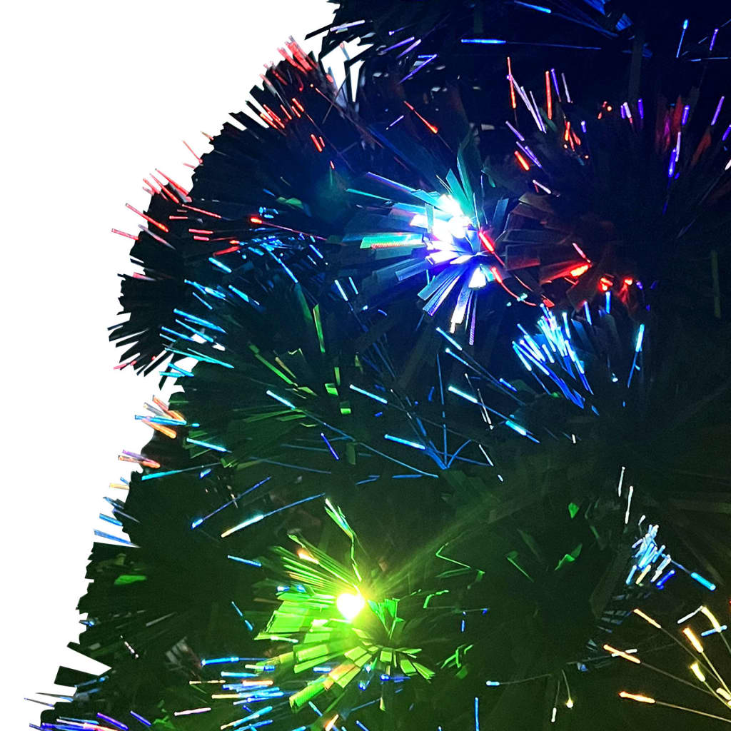 vidaXL Sztuczna choinka z LED i stojakiem 120 cm, włókno optyczne