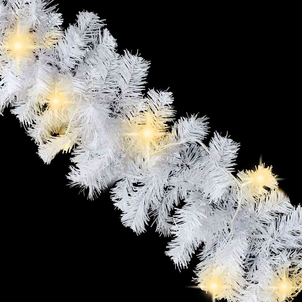 vidaXL Świąteczna girlanda z lampkami LED, 5 m, biała