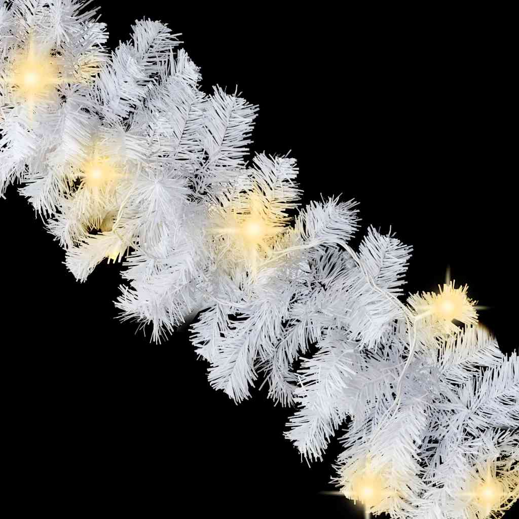 vidaXL Świąteczna girlanda z lampkami LED, 20 m, biała