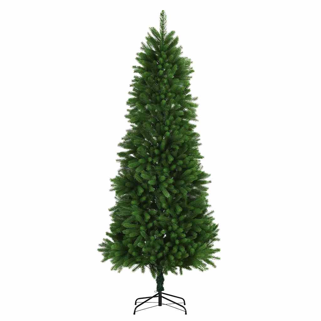 vidaXL Sztuczna choinka z realistycznymi igłami, 240 cm, zielona