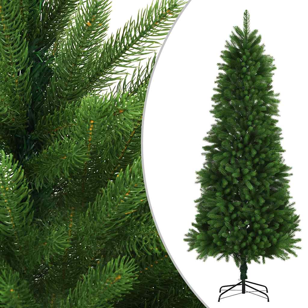vidaXL Sztuczna choinka z realistycznymi igłami, 240 cm, zielona