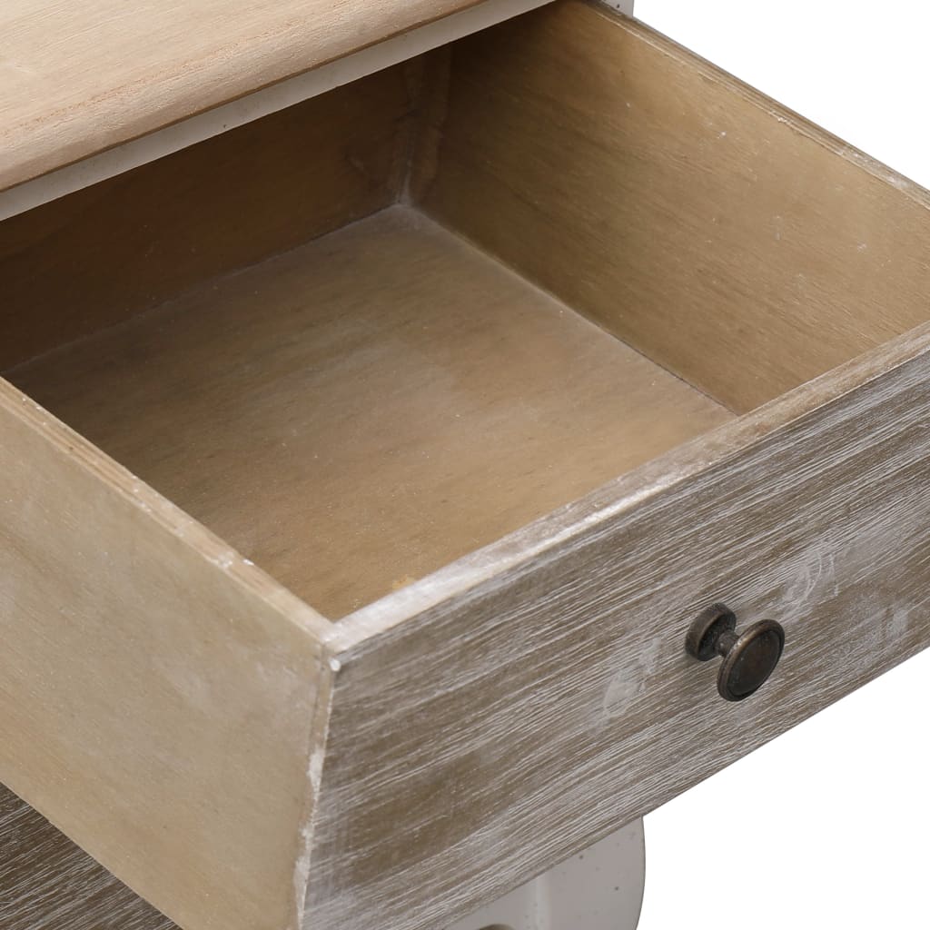 vidaXL Szafki nocne, 2 szt., 35 x 30 x 50 cm, drewno paulownia