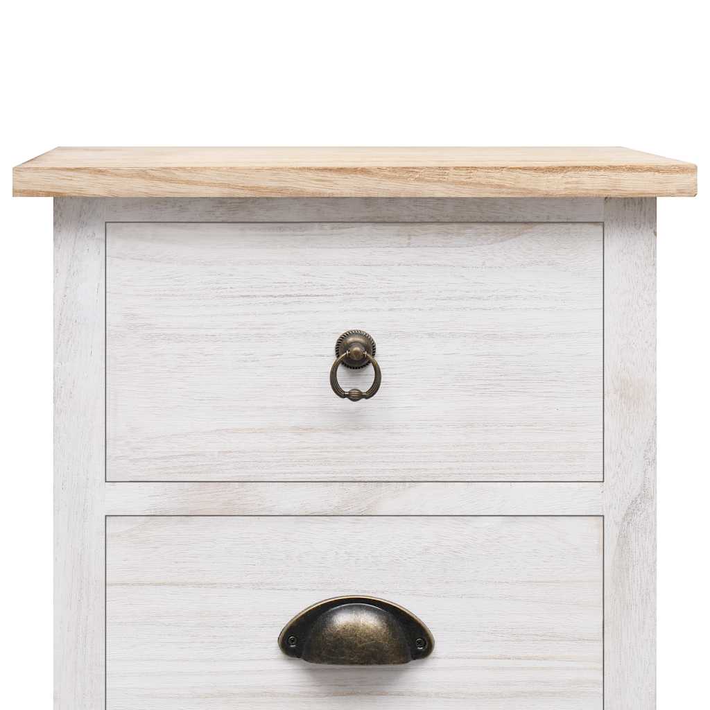vidaXL Komoda, 35 x 25 x 87 cm, drewno paulownia