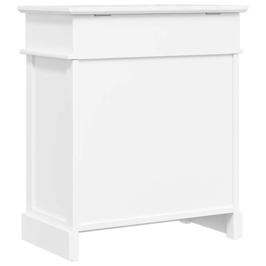 vidaXL Szafka na buty, biała, 50 x 28 x 58 cm, drewno paulownia