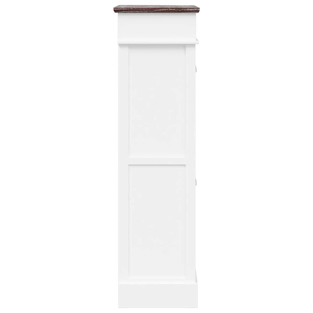 vidaXL Szafka na buty, brązowa, 50 x 28 x 98 cm, drewno paulownia