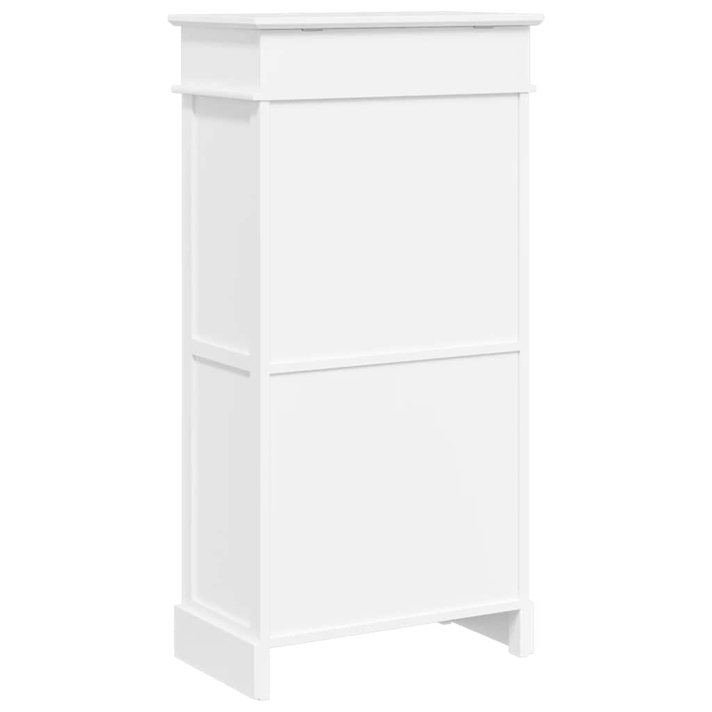 vidaXL Szafka na buty, biała, 50 x 28 x 98 cm, drewno paulownia