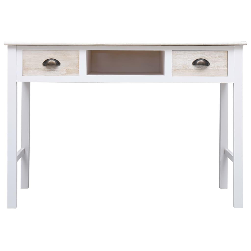 vidaXL Stolik konsola, 110 x 45 x 76 cm, drewniany