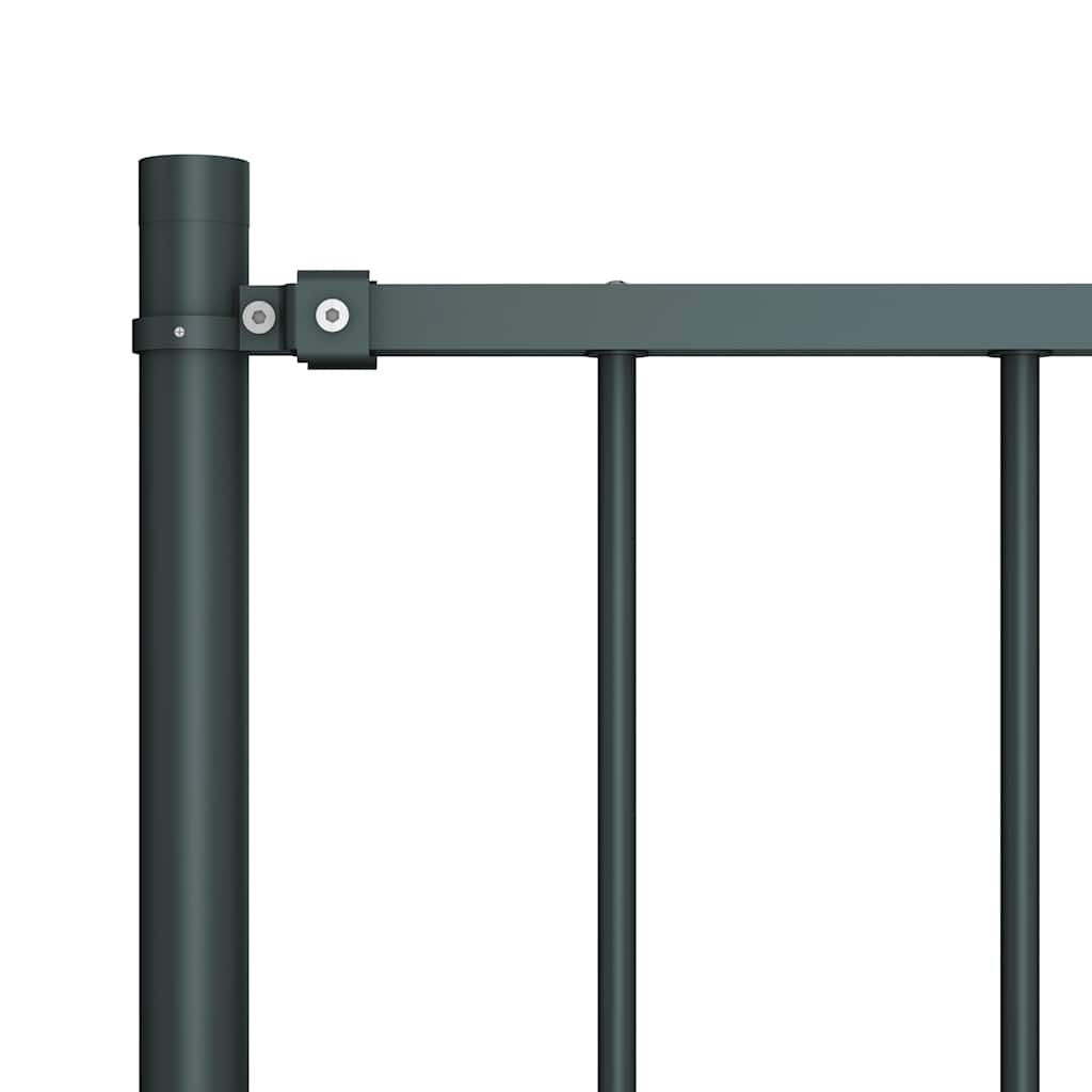 vidaXL Panel ogrodzeniowy Woerden ze słupkami stalowymi 1,7x1,25 m antracyt