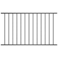vidaXL Panel ogrodzeniowy Woerden stal malowana proszkowo 1,7x0,75 m czarny