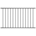 vidaXL Panel ogrodzeniowy Woerden stal malowana proszkowo 1,7x1 m czarny
