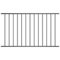 vidaXL Panel ogrodzeniowy Woerden stal malowana proszkowo 1,7x1,17 m czarny