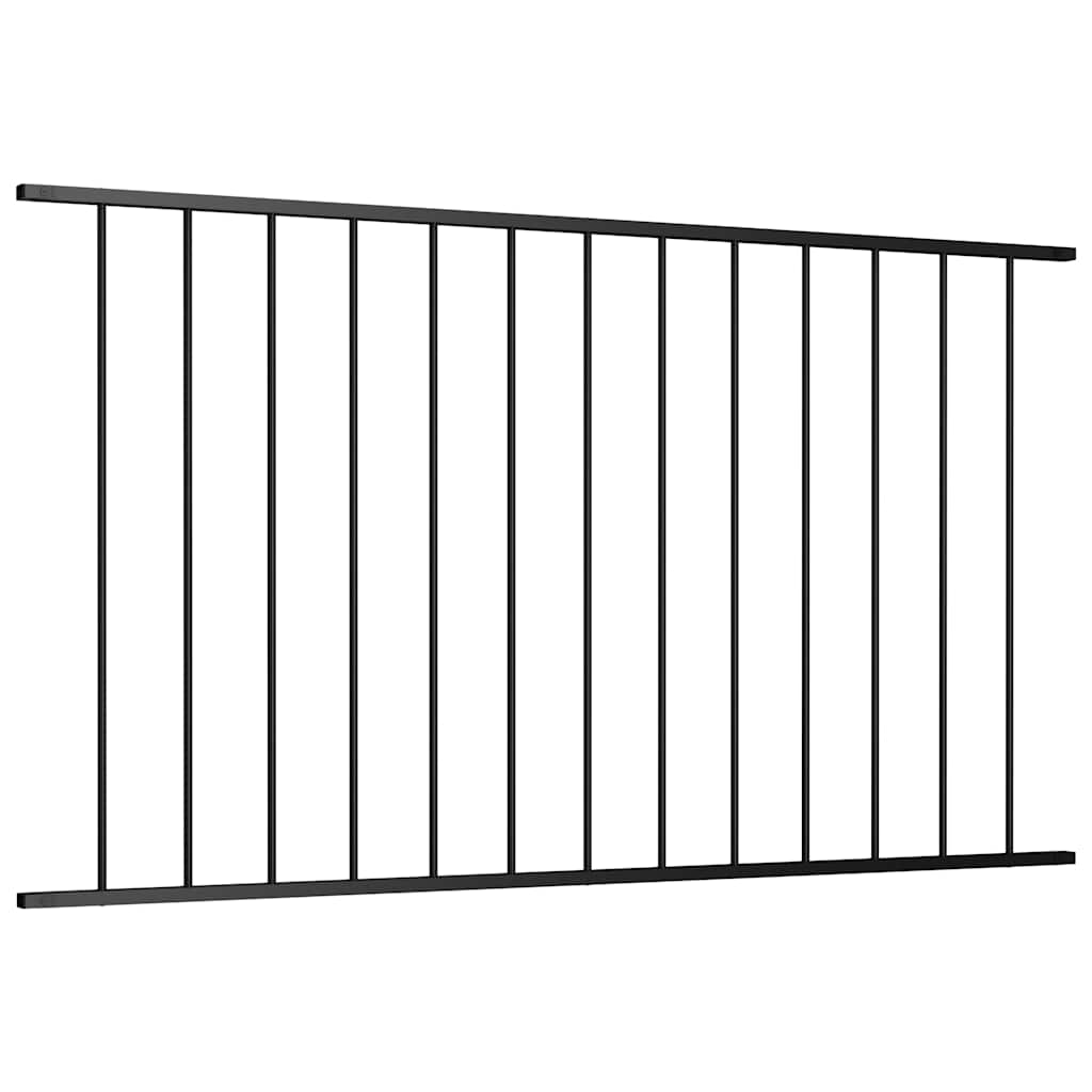 vidaXL Panel ogrodzeniowy Woerden stal malowana proszkowo 1,7x1,17 m czarny