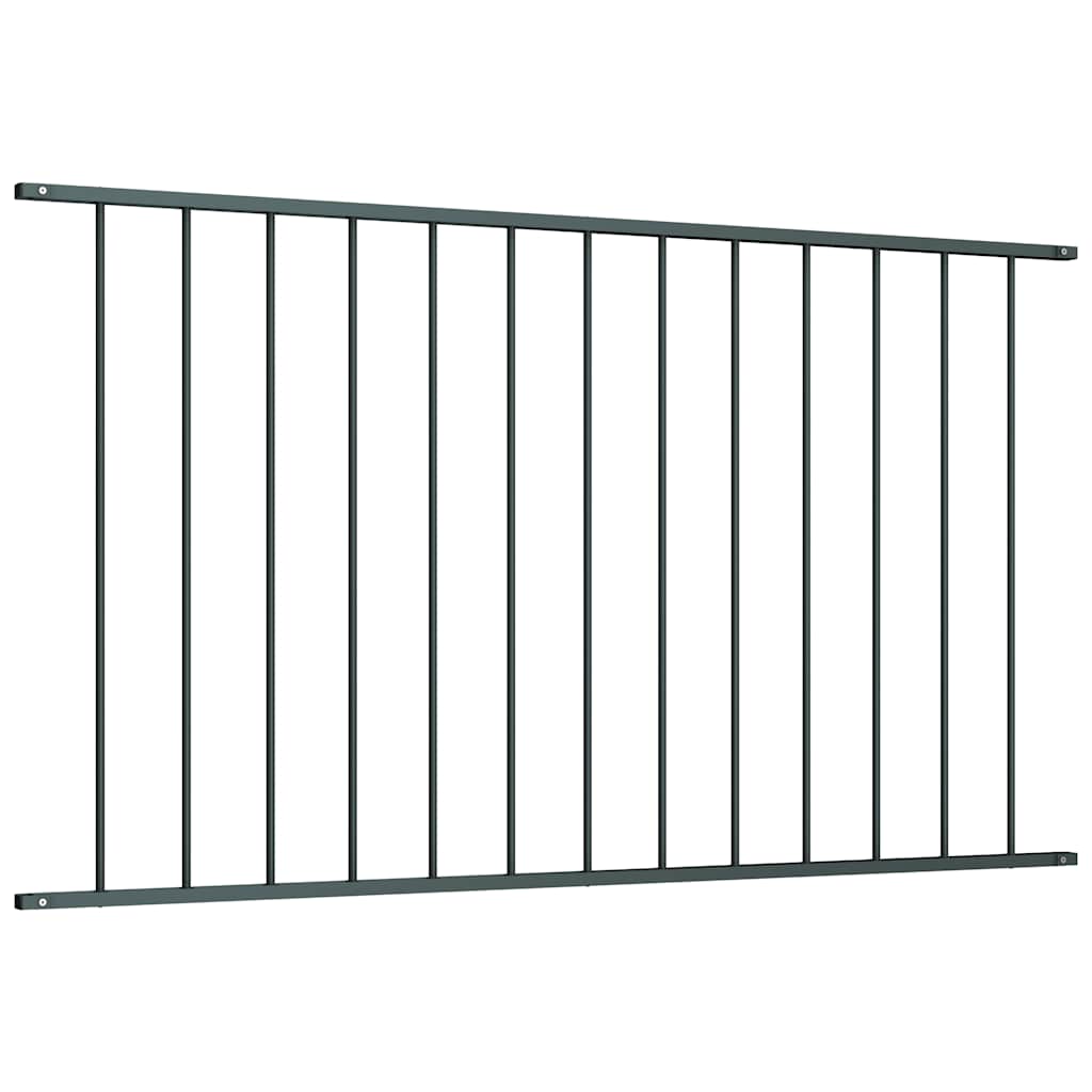 vidaXL Panel ogrodzeniowy Woerden stal malowana proszkowo 1,7x0,75 m Antracyt